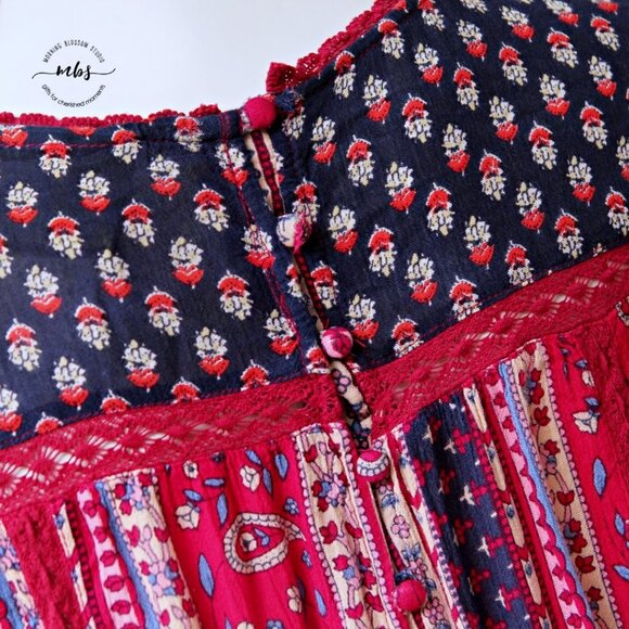 Maeve by Anthropologie Gretchen Patchwork Top - Picture 11 of 13